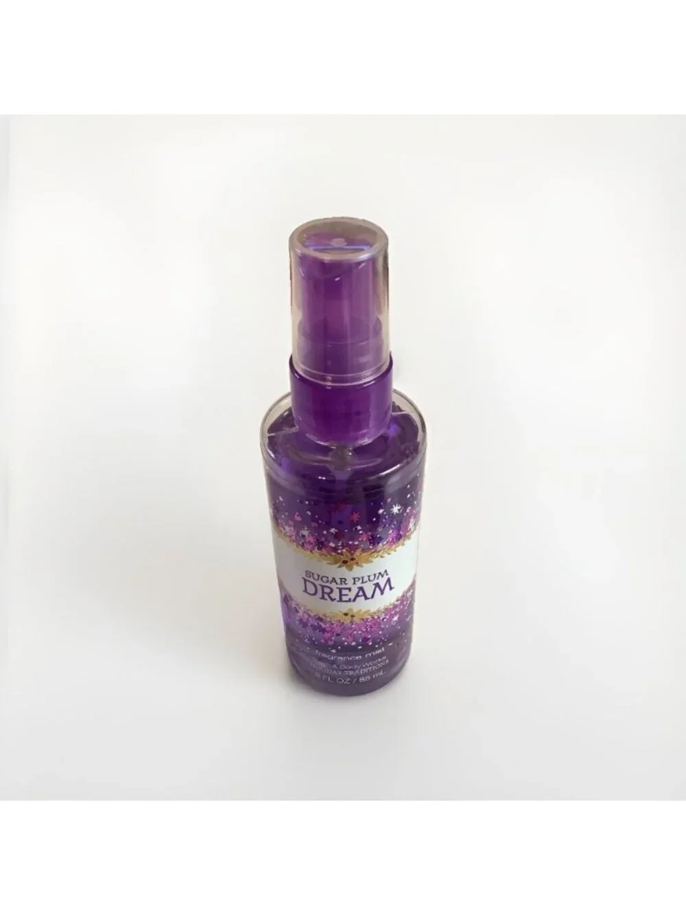 Bath & Body Works Sugar Plum Dream Fragrance Mist Travel Size 3oz Rare